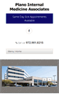 Mobile Screenshot of planointernalmedicine.com